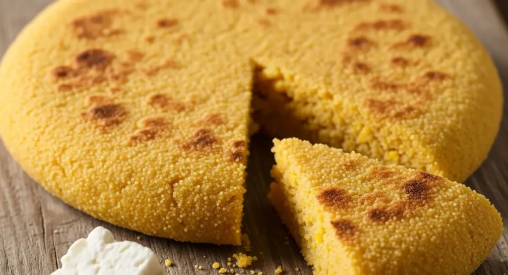 Rustic Moroccan Harcha Semolina Bread