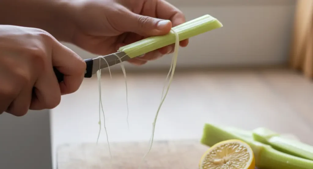 How to clean cardoons for Moroccan cardoon recipe